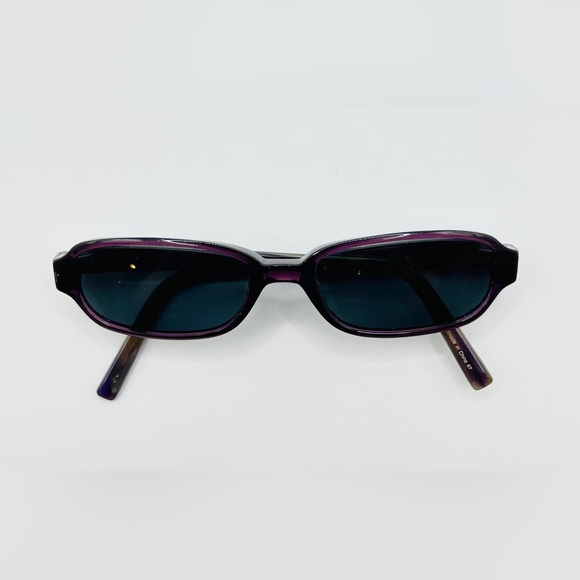 Vera Wang V052 Purple Oval Sunglasses Frames Only - Picture 3 of 6